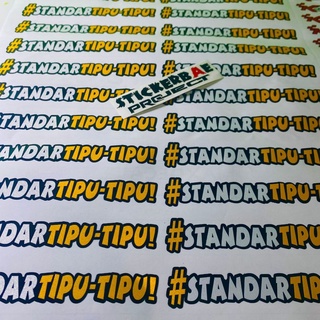 Standartiputipu สติกเกอร์ตัด tipu ไวรัส มาตรฐาน สําหรับติดตกแต่งรถจักรยานยนต์