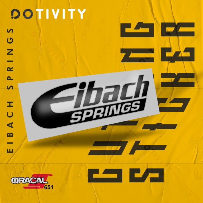 สติ๊กเกอร์ตัด Eibach SPRINGS