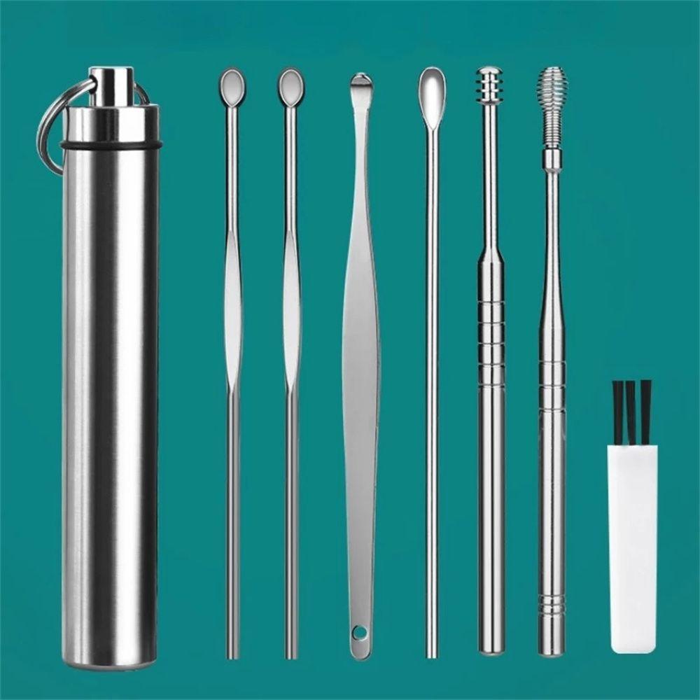 Only Durable Ear Wax Cleaning Kit Stainless Steel Removal Tool Ear Wax