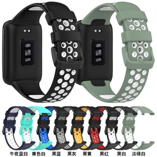 สายนาฬิกาข้อมือซิลิโคน สองสี แบบเปลี่ยน สําหรับ Xiaomi Band 7pro Xiaomi Mi Band 7 pro Xiaomi Mi band7 pro