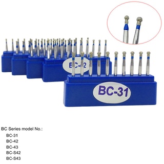 【พร้อมส่ง】สว่านขัดเพชร ความเร็วสูง FG 1.6 มม. BC series Burs