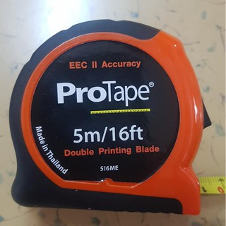 ตลับเมตร 5 เมตร หุ้มยาง แถบวัดสองด้าน Protape สินค้าคุณภาพ (ราคา/อัน)