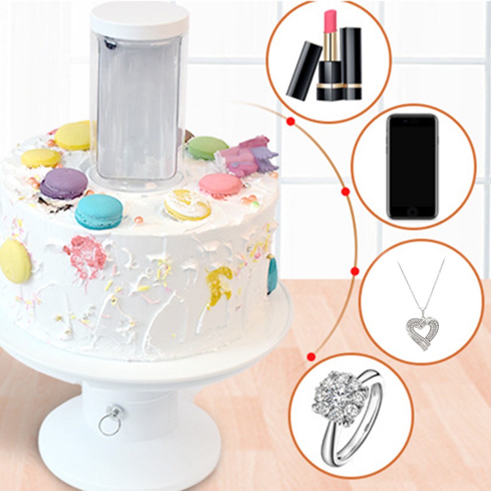 【serda】10Inch Cupcake Stand Single Layer Surprise Popup Cake Display