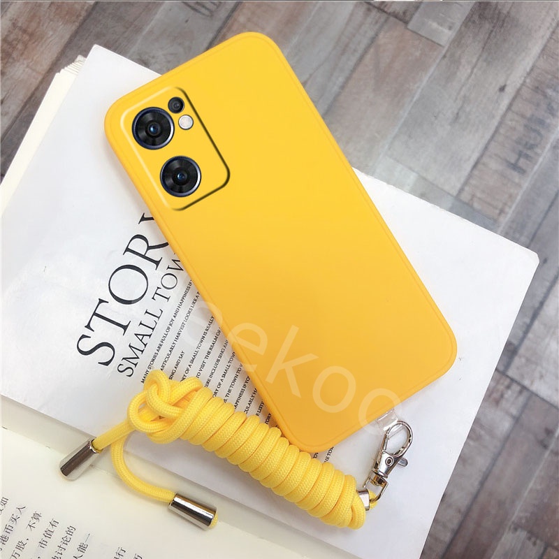 เคสโทรศัพท์มือถือ OPPO A77 5G / A96 / A76 / A57 4G 2022 ใหม่ ผิวสัมผัส TPU เคสนิ่ม สมาร์ทโฟน พร้อมสา