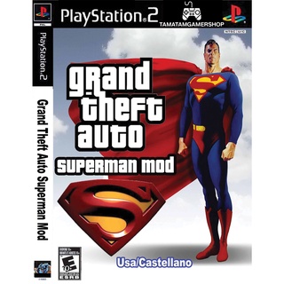 แผ่นเกมส์ps2 GTA mod SANsuperman ps2 เกมเพล2 gta ps2 Grand Theft Auto san andreas