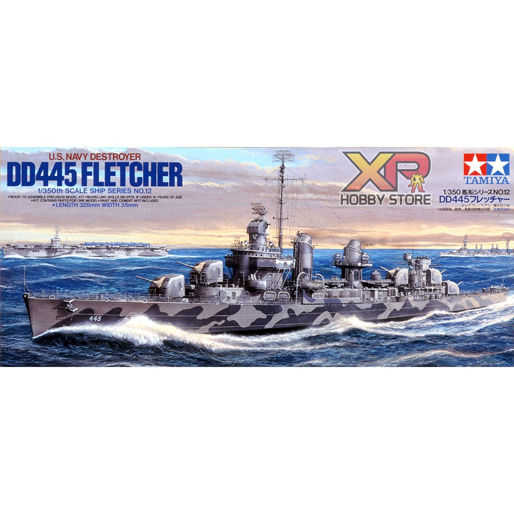 [Tamiya] 1/350 : U.S.Navy DD445 Fletcher (TA 78012)