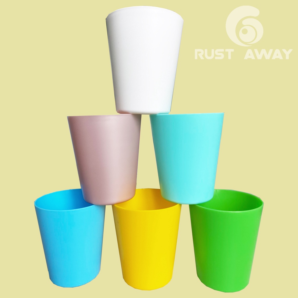 "แก้วพลาสติกจิ๋ว" สำหรับใส่น้ำยา RUST AWAY สุ่มสี