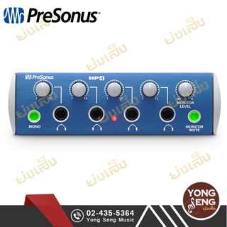 PreSonus HP4 4-Channel Headphone Amplifier Mixing System แอมป์หูฟังสเตอริโอ 4 ช่อง รองรับความถี่ 20-20,000Hz (Yong Seng)