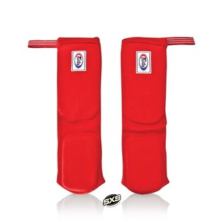 Fairtex Cloth Shinguards SPE1 Red