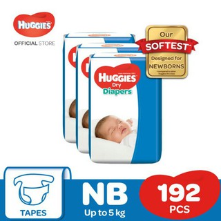 Huggies dry driper jumbo Size NB/S(3packs)🌾🌲ราคายกลัง