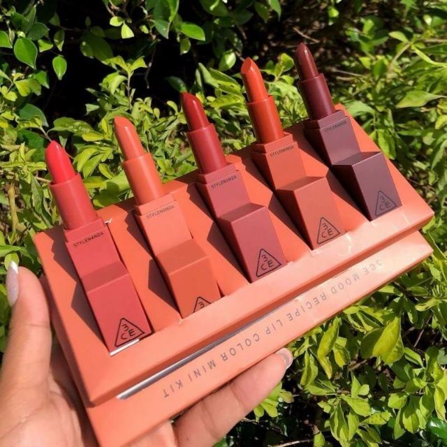 เซตลิปมินิ 3ceแท้ โทนสีสวยเวอร์