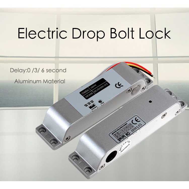 Electric Door Fail Strike Safe Lock Access Control Bolt 12V Drop Mode Security