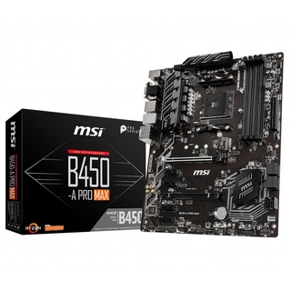 MAINBOARD (เมนบอร์ด) AM4 MSI B450-A PRO MAX รับประกัน 3 - y