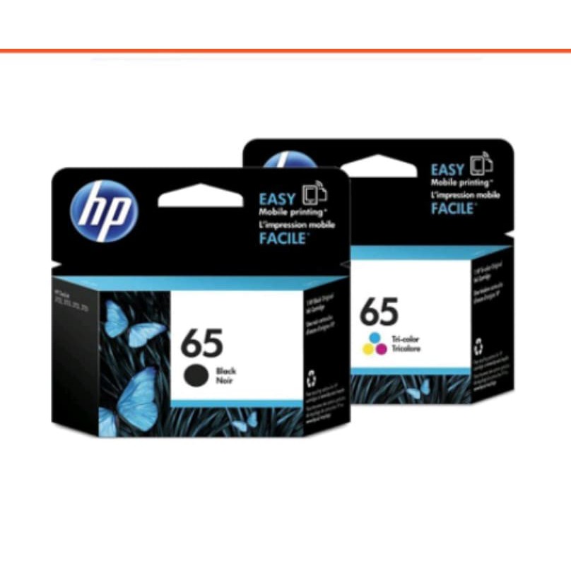 ตลับหมึก HP 65ดำ  HP65สี ของแท้100%