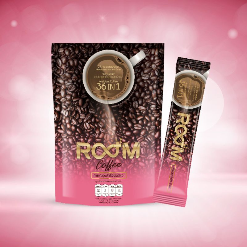 Boom Coffee กาแฟรูม กาแฟควบคุมน้ำหนัก ( ปริมาณ 10 ซอง)