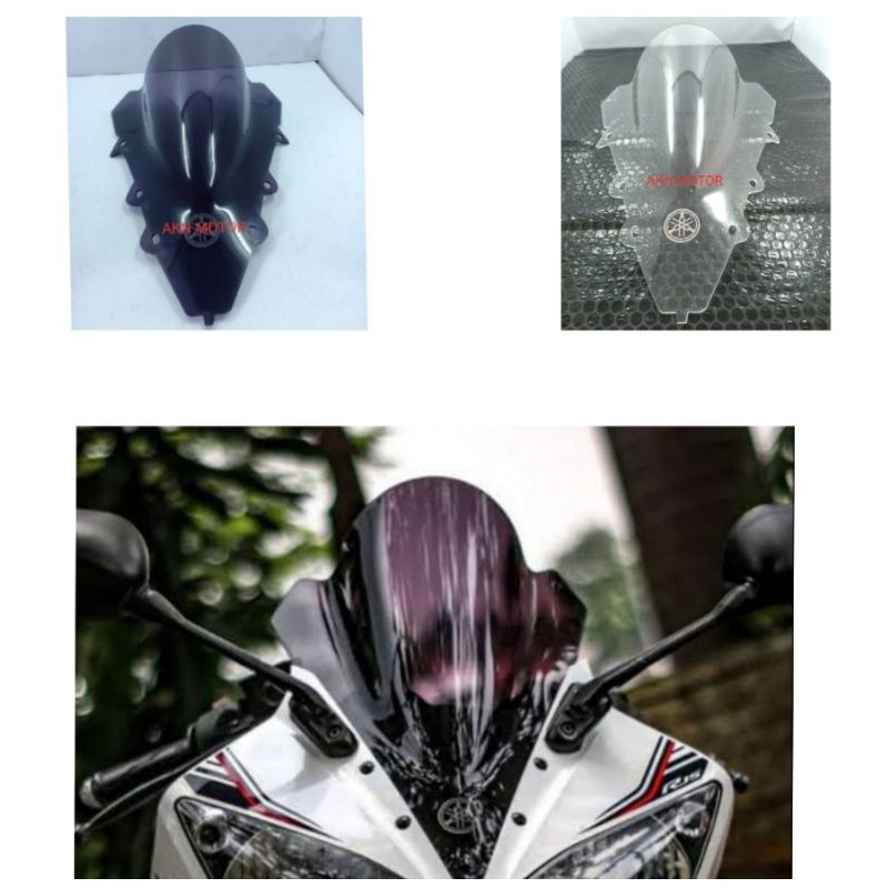 WINDSHIELD GLASS VISOR JENONG R15 V2 รุ่นใหม่ WINDSHIELD R15V2 R15 OLD