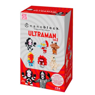 ของแท้จากญี่ปุ่น🧡 Kawada NBMC 22 Nanoblock Mininano Ultraman Vol.2 6 Types มินินาโนบล็อคอุลตร้าแมน