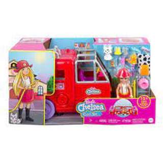 Barbie Chelsea  Fire truck Playset รุ่น  HCK73