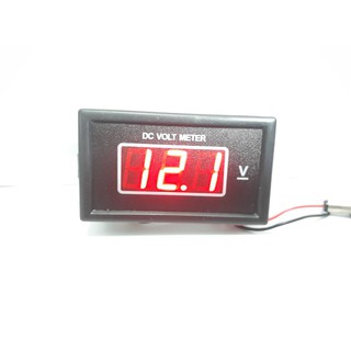 ส่งจากไทย Dc digital voltmeter 8 - 30 vdc ไม่ต้องมีไฟเลี้ยงมิเตอรวัดไฟ โวลต์ ไม่ต้องมีไฟเลี้ยง วัดไฟ ไฟ สายไฟ