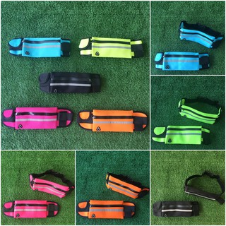 กระเป๋า คาดเอว ใส่โทรศัพท์มือถือกันน้ำได้   5 สี Waterproof Sport Running Belt ที่คาดเอว กระเป๋าวิ่ง กระเป๋าคาดเอว