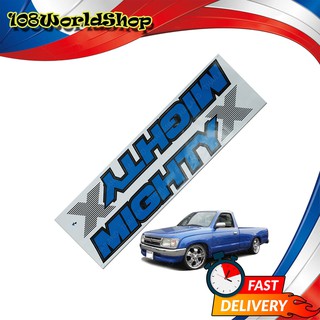 สติ๊กเกอร์ Mighty-X Sticker Toyota Toyota Mighty-X  น้ำเงิน จำนวน 2 ชิ้น