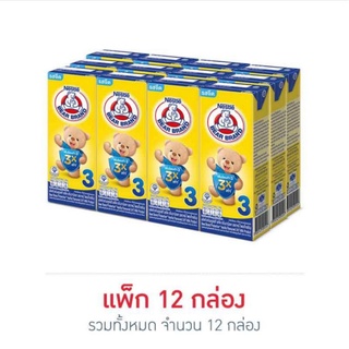 ตราหมี นม UHT โพรเท็กซ์ชันสูตร3 180 มล. (ยกแพ็ก 12 กล่อง)