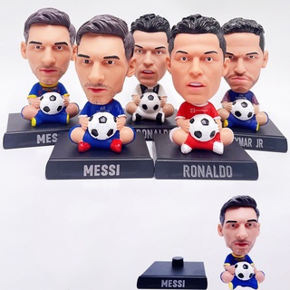 ตุ๊กตาบาสเก็ตบอล NBA Kobe James star football Messi C Ronaldo bobblehead ของเล่นสําหรับเด็ก