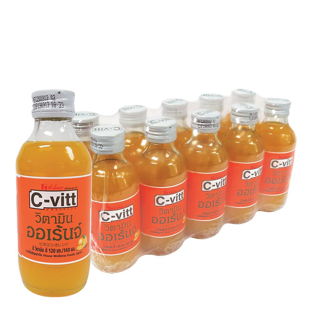 ซีวิต เครื่องดื่มวิตามิน รสส้ม 140 มล. x 10 ขวด Civit Orange Vitamin Drink 140ml x 10 Bottles