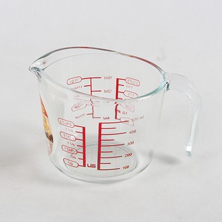 US ถ้วยตวงแก้วพิมพ์สเกล ขนาด 500 ml. (16 oz.)  Measuring jug รุ่น MSG-16