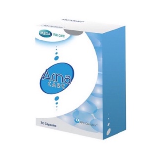 Mega We Care Acnacare Acna care เมก้า วีแคร์ แอคนาแคร์ รักษาสิว รอยสิว สิว ขนาด 30 แคปซูล 02550