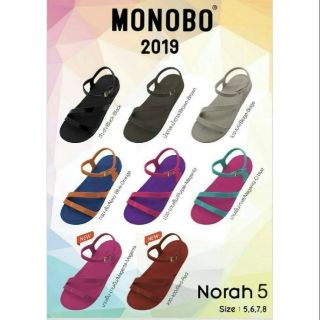 Monobo Norah 5 รองเท้าแฟชั่นรัดส้น สีบานเย็น-บานเย็น  Size  5-8