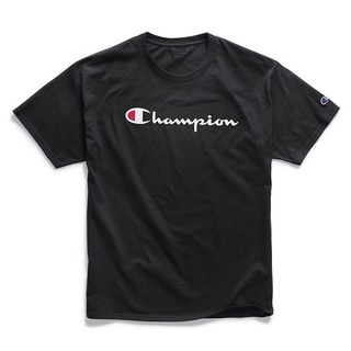 Champion Heritage Scriptดำแท้,ขายเสื้อยืด