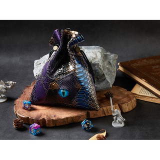 Dragon Eye Dice Bag | Copper Blue Purple | High Quality Bag | Dungeons and Dragons Dice | DnD Dice Set | D&amp;D Dice