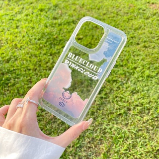 เคสโทรศัพท์มือถืออะคริลิค แบบแข็ง ลายก้อนเมฆไฟ สําหรับ Iphone 11 13promax