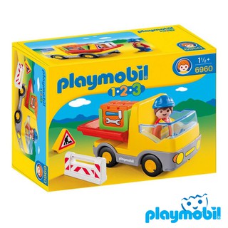 Playmobil 6960 1.2.3 Construction Truck แอ็คชั่นฟิกเกอร์ 123 รถก่อสร้าง