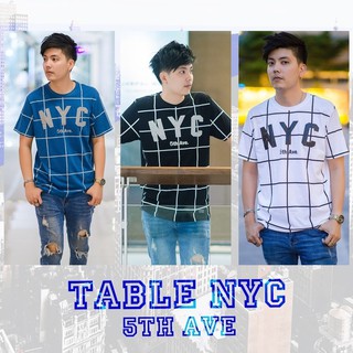 เสื้อยืด5thAve รุ่นตารางNYC