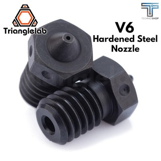 TRIANGLELAB Top Quality A2 Hardened Steel V6 Nozzles For Printing PEI PEEK OR Carbon Fiber Filament For E3D HOTEND