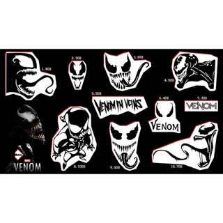 สติ๊กเกอร์แกะลาย Venom Sticker วีน่อม