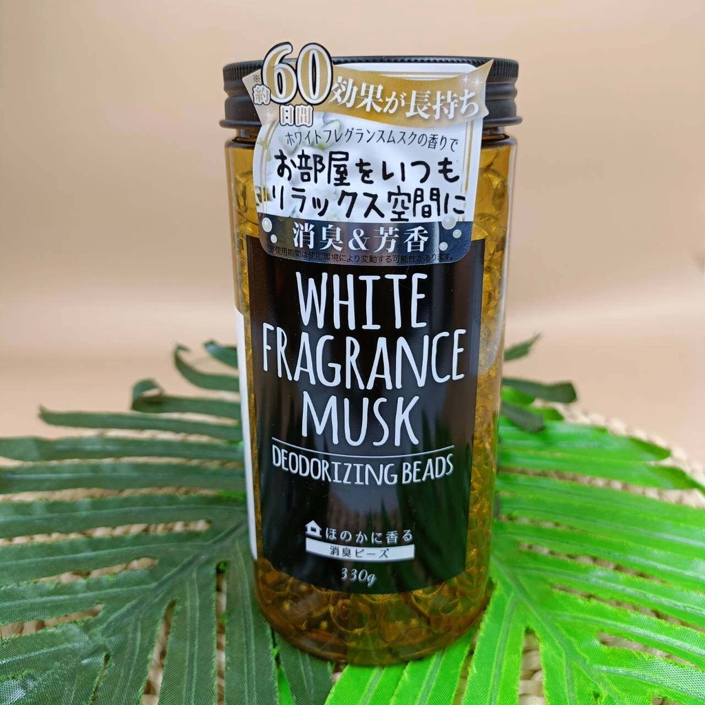 เม็ดเจลหอมปรับอากาศกลิ่น white musk ขนาด 330 กรัม WHITE FRAGRANCE MUSK