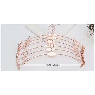 ราคา 10 ชิ้น ไม้แขนเสื้อเหล็กสีทองสวยๆยาว 42cm.