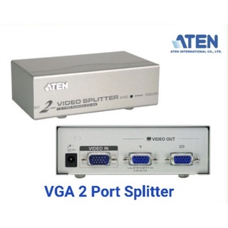 2 พอร์ต VGA SVGA ความละเอียดสูง 1 PC 2 Monitor 1 ถึง 2 Splitter สำหรับ MONITOR