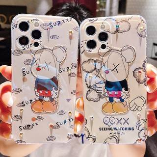 เคส iPhone เคส iPhone 7plus เคส iPhone 12ProMax เคส iPhone8plus ยิ้ม แอปเปิ้ลiPhone 11เปลือกโทรศัพท์7 8 X XS XSMAXนิ่มXRคู่ ซิลิโคน