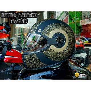 หมวกกันน็อค SMK รุ่น RETRO MEHENDI MA 240