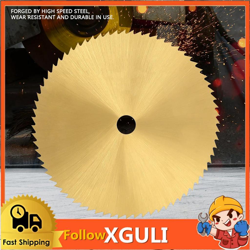 Xguli ใบเลื่อยวงเดือน 60mm72ฟัน HHS เลื่อยวงเดือน ใบมีดขนาดเล็ก ใบต้ดไม้ พลาสติก ยาง High Speed Stee