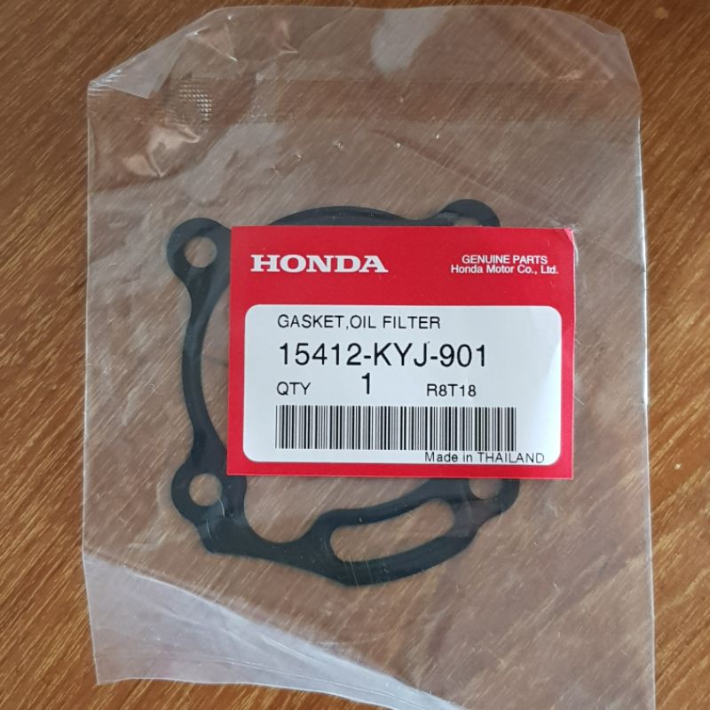 ปะเก็นไส้กรองน้ำมันเครื่อง (แท้ศูนย์100%) HONDA CRF ทุกรุ่น, 15412-KYJ-901
