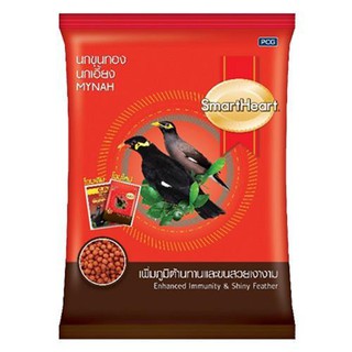 อาหารนก นกขุนทอง นกเอี้ยง สูตร เพิ่มภูมิต้านทาน และ ขนสวยเงางาม ถุง 1กก. (1ถุง)