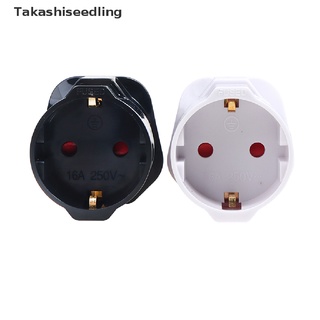 (Takashiseedling) EU Euro 2 Pin To UK 3 Pin Plug AC Universal Adapter Travel Converter European Hot Sale