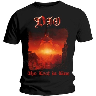 เสื้อยืด พิมพ์ลาย Dio Last In Line s Official Licensed Band Merch Fitness Exercise Running Sportswear สไตล์คลาสสิก และไม