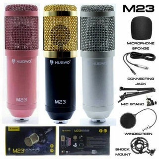 ไมโครโฟน Nubwo M23 Condenser Microphone ของแท้ประศูนย์100%รับประกัน1ปี