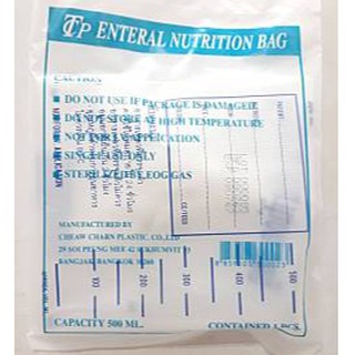 ถุงใส่อาหารผู้ป่วยให้อาหารทางสายยาง Enteral Nutrition Bag